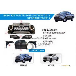 Комплект Facelift Upgrade 2020 (Полный Комплект) Mitsubishi L200 2015-2024 гг.
