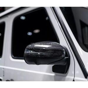 Накладки на Зеркала Carbon (2 шт) Mercedes G сlass W463 2018-2024 гг.