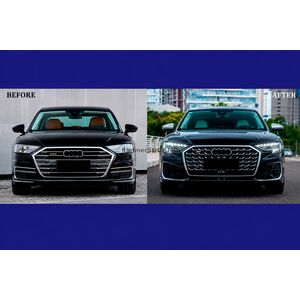 Комплект рестайлинга с заменой фар (в S8 2025) Audi A8 2018- гг.