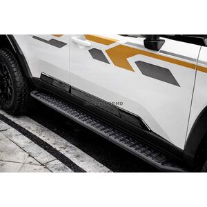 Молдинги Дверей (Черный Глянец) Toyota Land Cruiser Prado 250 2023- гг.