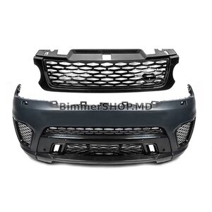 Передний бампер с решеткой SVR (2013-2018) Range Rover Sport 2014-2022 гг.