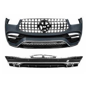 Комплект обвеса AMG GLE63 (с задним диффузором) Mercedes GLE W167 2018- гг.
