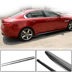 Боковые Пороги (2015-2019, Карбон) Jaguar XE 2016- гг.