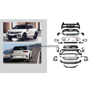 Полный комплект обвеса R-Line (Для 2022+) Volkswagen T-Roc 2017-2025 гг.