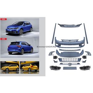 Полный комплект обвеса R-Line (для 2021+) Volkswagen Polo 2017- гг.
