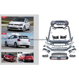 Полный обвес GTI (для 2014-2017) Volkswagen Polo 2010-2017 гг.