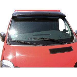 Козырек на лобовое стекло (черный глянец, 5мм) Nissan Primastar 2002-2014
