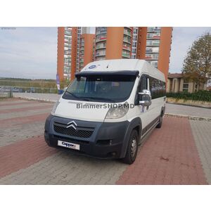 Козырек на лобовое стекло (черный глянец, 5мм) Opel Movano 2021+