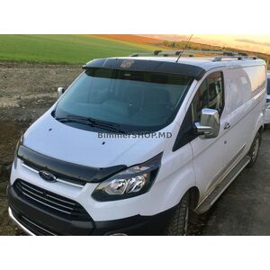 Козырек на лобовое стекло (на кронштейнах) Ford Custom 2013-2022 гг.