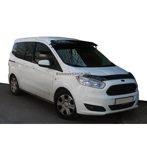 Козырек на лобовое стекло (черный глянец, 5мм) Ford Courier 2014-2023