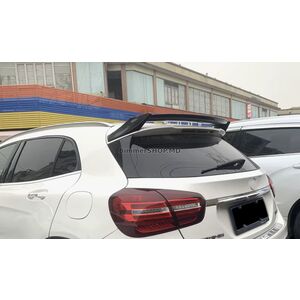 Спойлер Lip (1234 Upgrade, Черный) Mercedes GLA X156 2014-2019