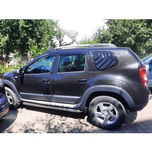 Накладки на задние окна EuroCap (2 шт, ABS) Dacia Duster 2008-2017