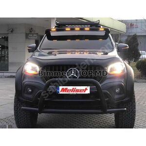 Спойлер лобового стекла (V3, под покраску) Mercedes X class 2017-2020 гг.