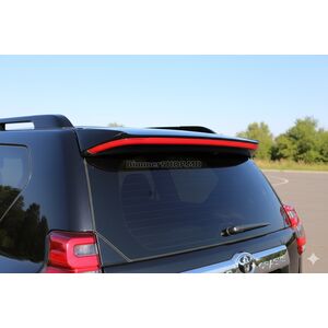 Спойлер с FullLED Черный Toyota Land Cruiser Prado 150 2009-2023 гг.