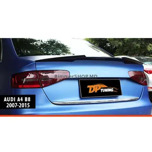 Спойлер в стиле M4 (ABS, черный глянец) Audi A4 B8 2007-2015