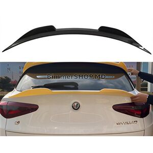 Спойлер DPT V-1 (Черный Глянец) Alfa Romeo Stelvio 2016- гг.