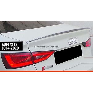 Задний Спойлер DPT V-6 (2014-2020, Черный Глянец) Audi A3 2012-2020 гг.