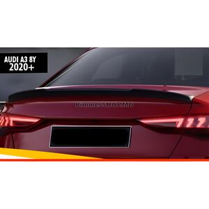 Спойлер DPT V-2 (седан, чёрный глянец) Audi A3 2020- гг.