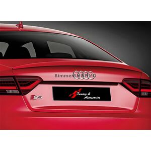 Спойлер DPT V-2 (для Coupe, Черный Глянец) Audi A5 2007-2015