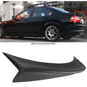 Спойлер CSL-Style V2 (для SD, Черный Глянец) BMW 3 серия E46 1998-2006 гг.