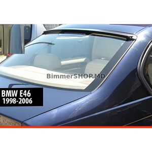 Бленда спойлера (для SD, черный глянец) BMW 3 серия E46 1998-2006 гг.