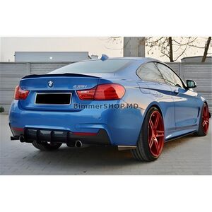 Спойлер M4-Style V2 (для F32, Черный Глянец) BMW 4 серия F32/F33/F36 2012-2020 гг.
