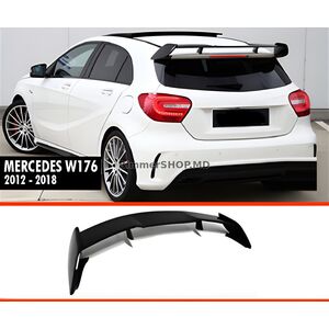 Спойлер DPT V-2 (Черный Глянец) Mercedes A-сlass W176 2012-2018 гг.