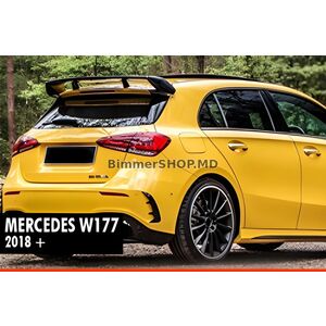 Спойлер DPT V-1 (Черный Глянец) Mercedes A-сlass W177 2018+