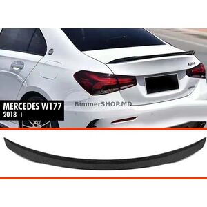 Спойлер DPT V-2 (SD, Черный Глянец) Mercedes A-сlass W177 2018- гг.