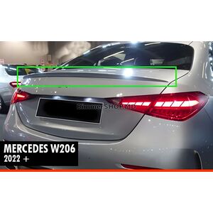 Спойлер DPT (Черный Глянец) Mercedes C-class W206 2022- гг.