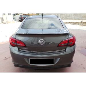 Спойлер DPT V-2 (SD, Черный Глянец) Opel Astra J 2009-2015