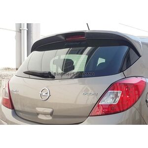 Спойлер DPT (Черный Глянец) Opel Corsa D 2007-2014