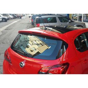 Спойлер DPT V-2 (Черный Глянец) Opel Corsa E 2015-2019