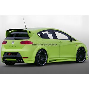 Спойлер DPT V-2 (2009-2012, Черный Глянец) Seat Leon 2005-2012 гг.