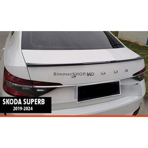 Спойлер DPT V-3 (2019-2024, Черный Глянец) Skoda Superb 2015-2024 гг.