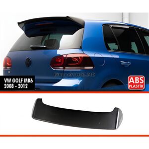 Спойлер DPT V-2 (HB, Черный Глянец) Volkswagen Golf 6 2008-2014