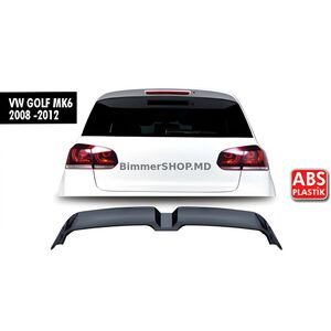 Спойлер DPT V-3 (HB, Черный Глянец) Volkswagen Golf 6 2008-2014 гг.