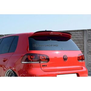 Спойлер DPT V-4 (HB, Черный Глянец) Volkswagen Golf 6 2008-2014 гг.