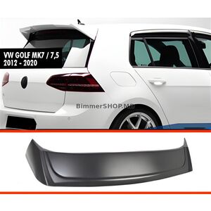 Спойлер DPT V-6 (HB, Черный Глянец) Volkswagen Golf 7/E-Golf 2012-2020