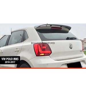 Спойлер DPT V-5 (HB, Черный Глянец) Volkswagen Polo 2010-2017 гг.