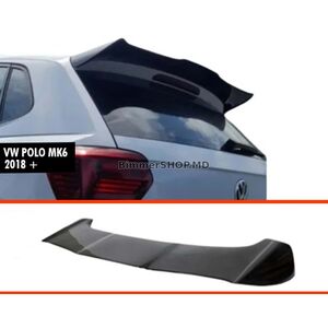 Спойлер DPT V-2 (2017-2021, HB, Черный Глянец) Volkswagen Polo 2017- гг.