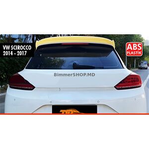 Задний Спойлер DPT V-2 (2014-2017, Черный Глянец) Volkswagen Scirocco 2008-2017 гг.