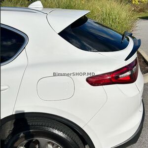 Нижний спойлер V2 (2017-2023, Сухой карбон) Alfa Romeo Stelvio 2016- гг.