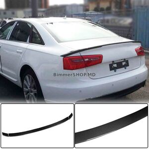 Спойлер Lip V4 (Карбон) Audi A6 C7 2011-2017