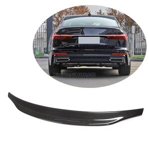 Спойлер V4 (для Sedan, карбон) Audi A6 C8 2018–2025