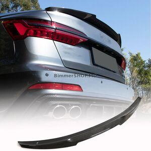 Спойлер V2 (для Sedan, карбон) Audi A6 C8 2018–2025