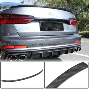 Спойлер V3 (для Sedan, Карбон) Audi A6 C8 2018–2025