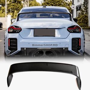 Спойлер V5 (Чёрный Глянец) BMW 2 серия G42 2021+