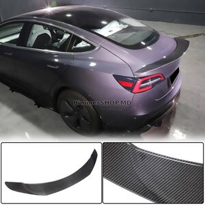 Спойлер V1 (2017-2023, Карбон) Tesla Model 3 2017- гг.