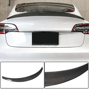 Задний спойлер V10 (2017-2023, Карбон) Tesla Model 3 2017- гг.